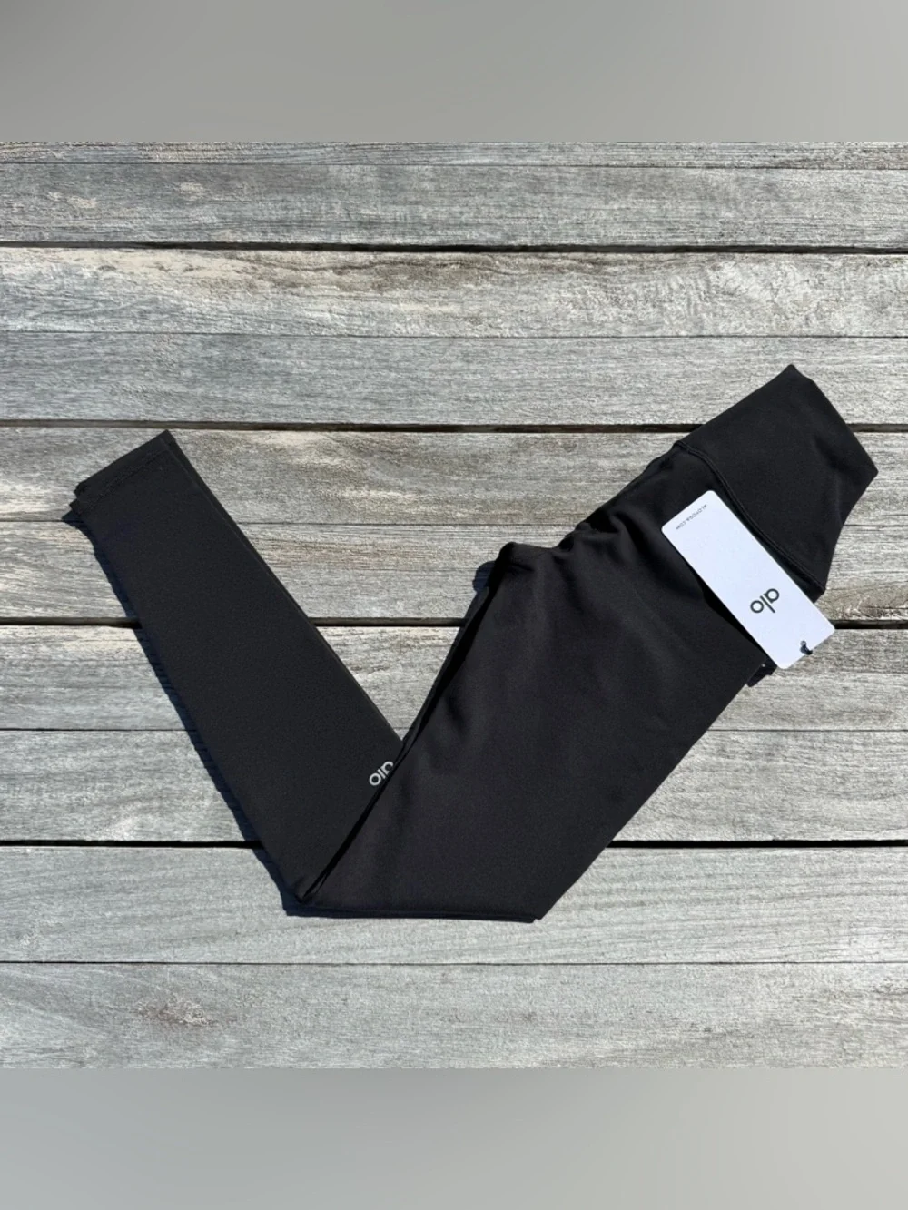 ALO High Waist Airbrush Legging in Black‎ SIZE XS NWT